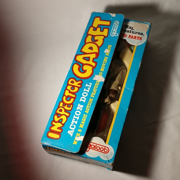 Vintage Inspector Gadget Action Toy Original Box - Picture 10 of 15